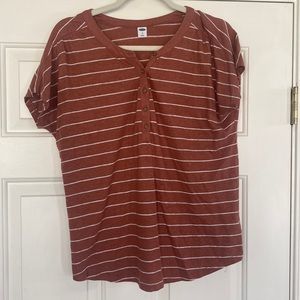 Old Navy Short Sleeved Striped Tee